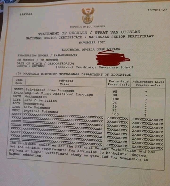 Matriculant Leaves Mzansi Speechless with her Results: She even got a Car From the Government 3