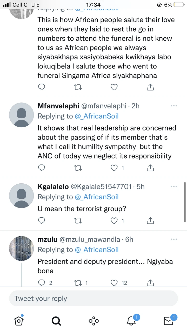 It’s A Relationship Goal- Mzansi React After Spotting this On The Late Emalahleni Mayor Coffin 9