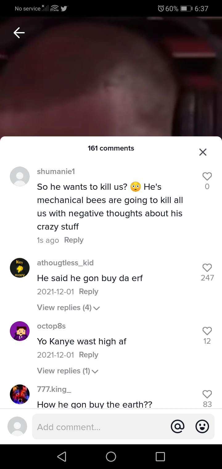 So he wants to kill us? People react after Kanye West reveals his plans after buying the earth 16