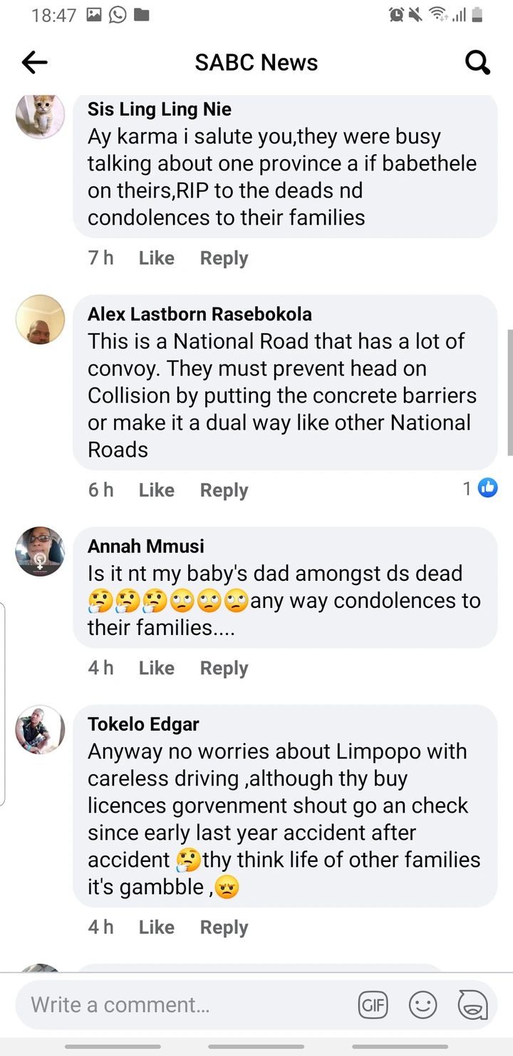 Limpopo N1 Accidents That Killed Many People In The Past 24 Hours 5