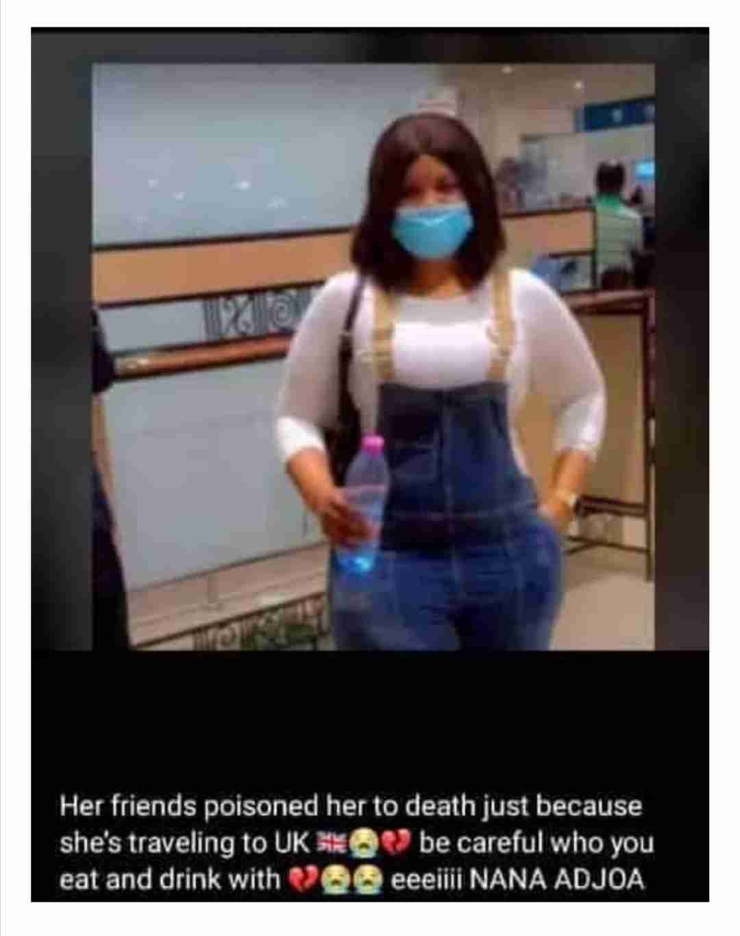 Lady poisoned to death by close friends over UK trip 2
