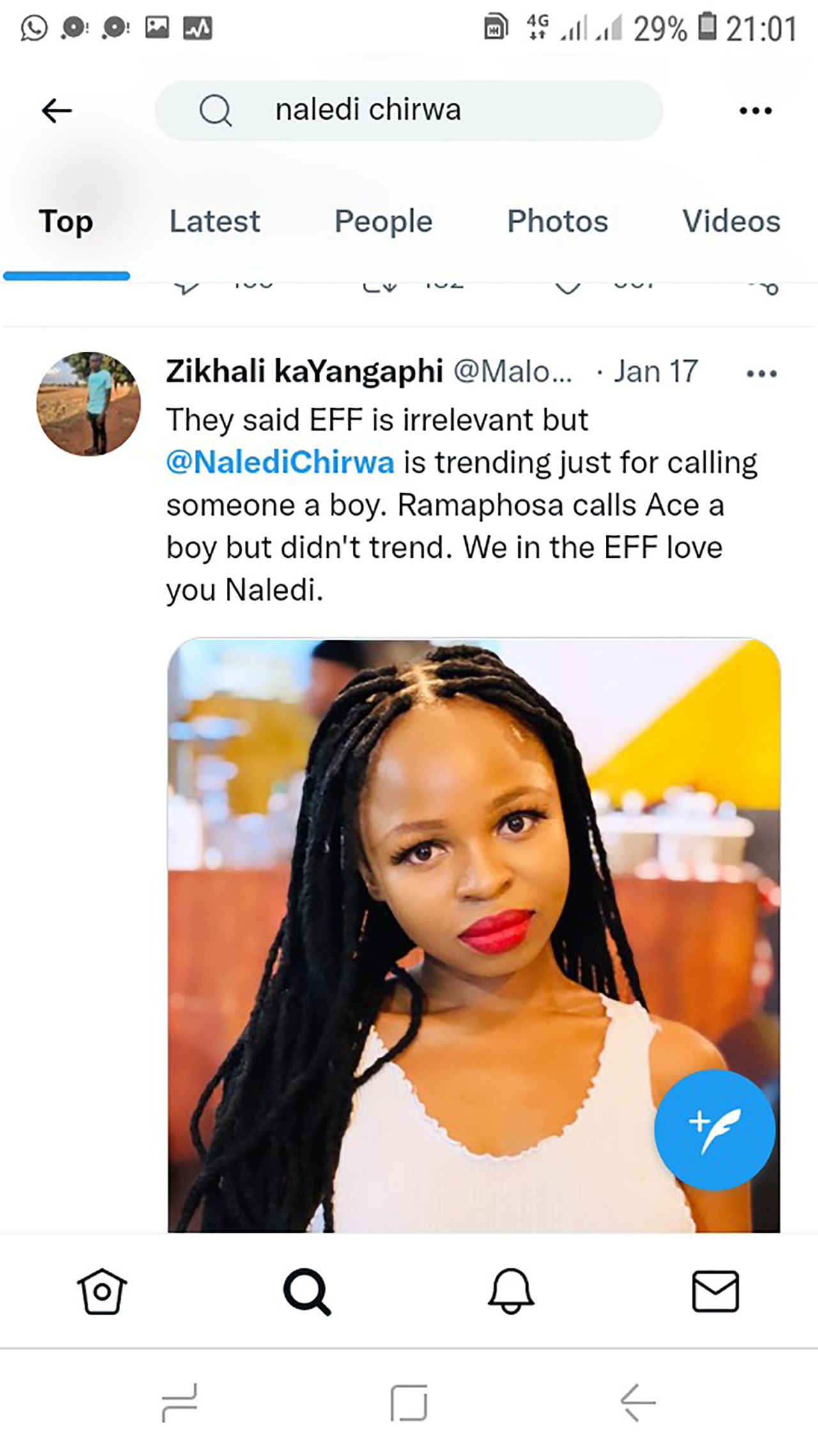 She is a foreigner insulting our president: Mzansi reacts 4