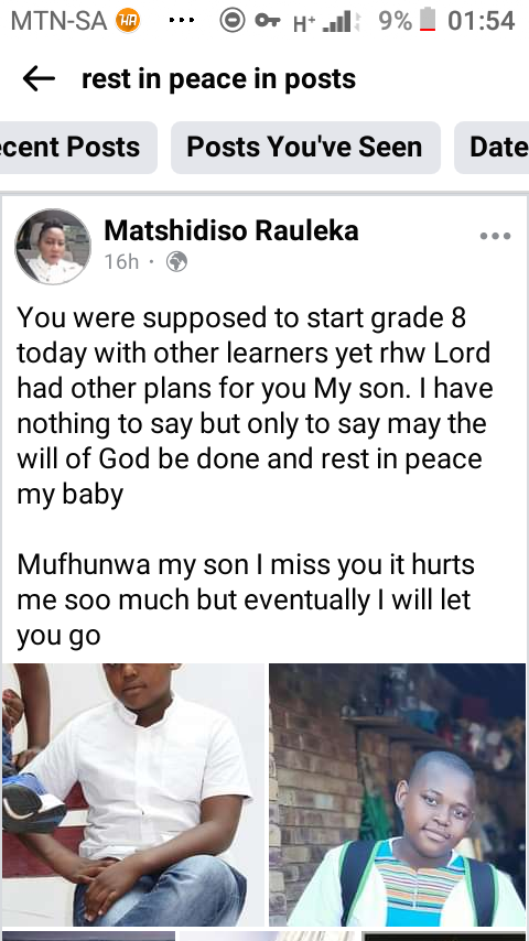 He Was Supposed To Start His Grade 8, But He Sadly Passed Away.RIP 5