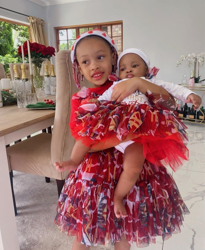 Tells DJ Zinhle to think about it: Big sister Kairo Forbes asks for another baby sister 4