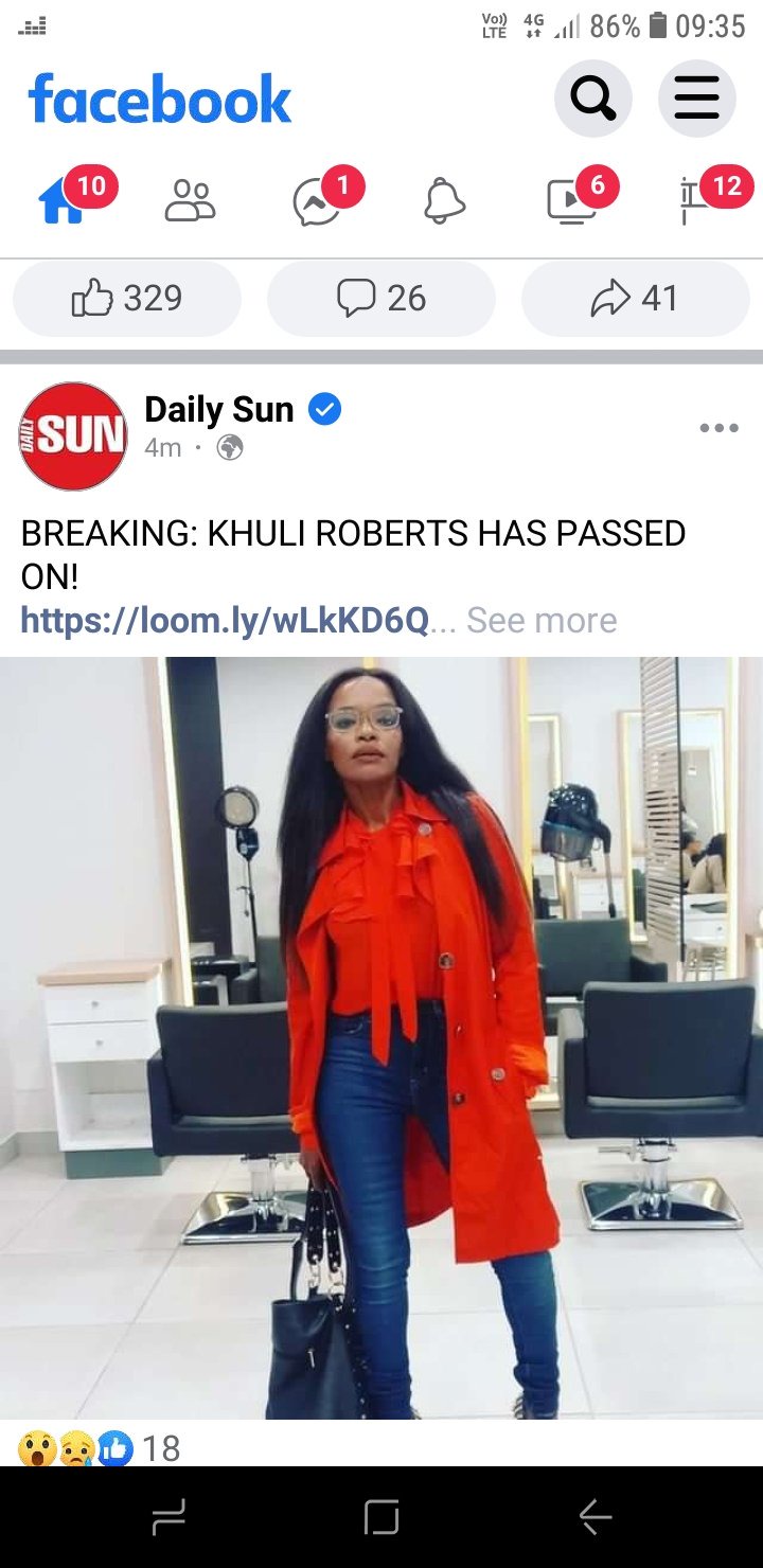 Shocking! The Queen Actress Khuli Robert Died At The Age Of 39. Here Is The Truth About Her Death 2