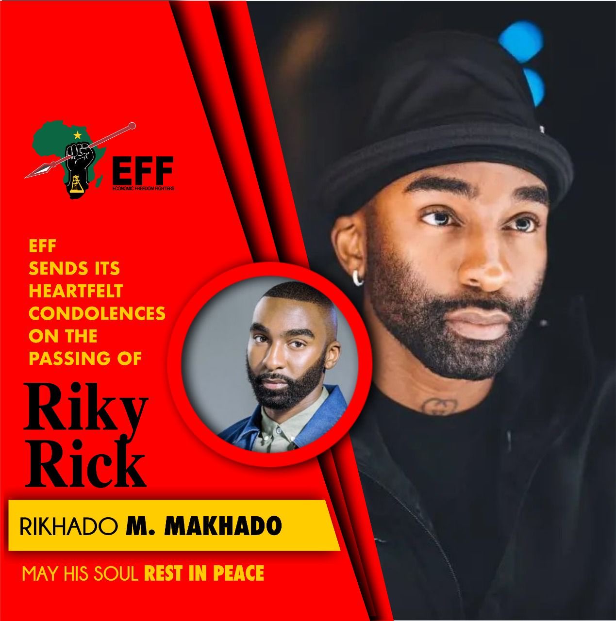 Mzansi: EFF Send The condolence To Ricky Rick See Here 1