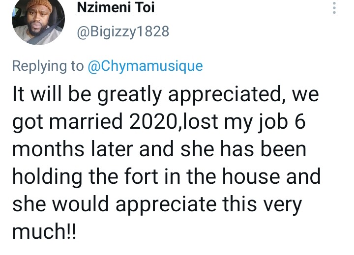 I married my wife in 2020 & 6 months later I lost my job, Man reveals what his wife did 2