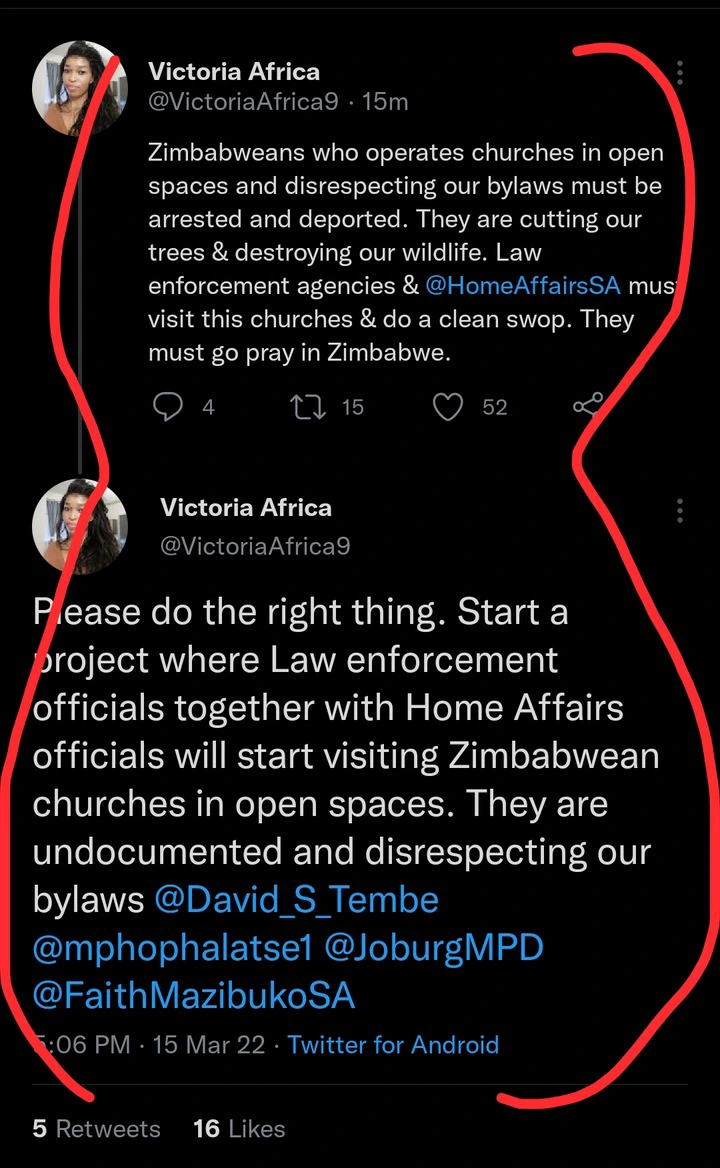 Shock News: Victoria calls for the arrest of Zimbabweans for doing this, it will leave you in shock 2