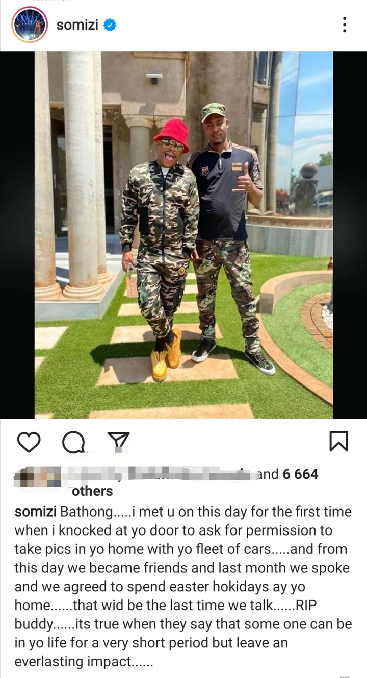Somizi Mourns A Loved One And Reveals The Plans They Had For Easter Holidays 10