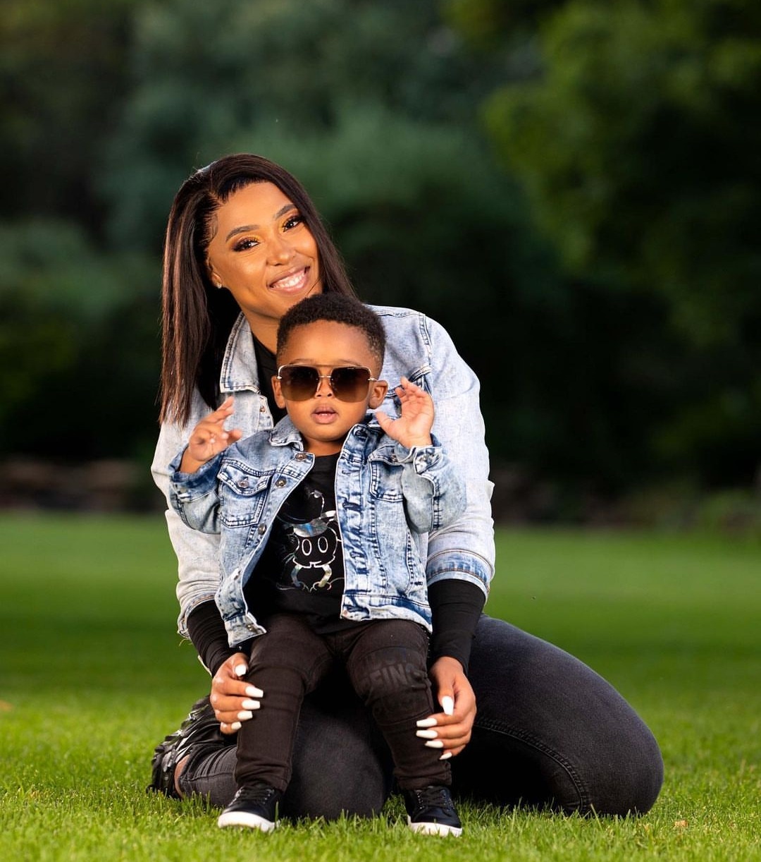 It's his show, I'm just a background artist" Simphiwe Ngema and her adorable son caused a commotion 5