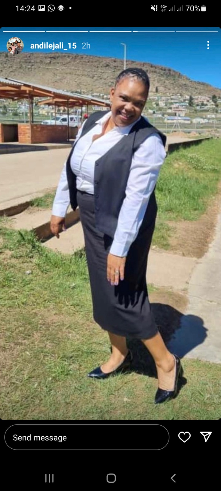 Andile Jali shows his gorgeous mother on Mother's day 2