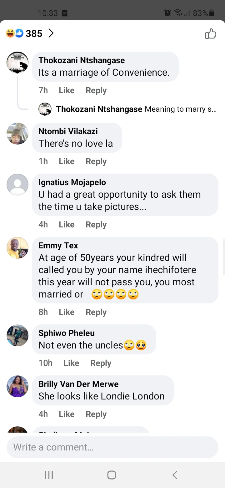 Mzansi's Not Happy With This Couple That Recently Got Married After They Noticed This In Their Faces 5