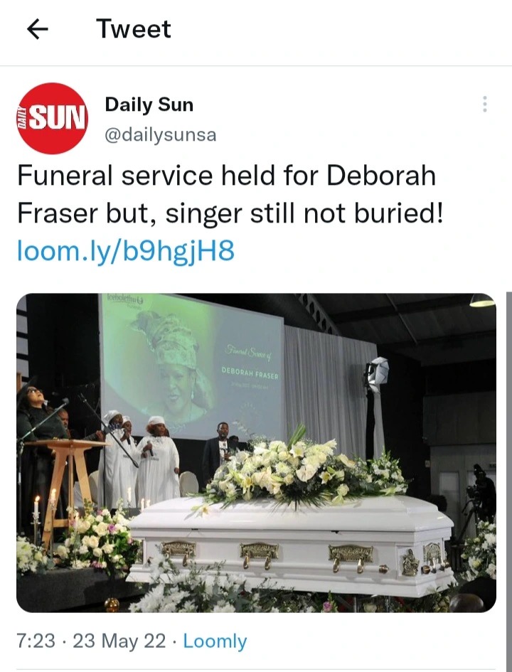Breaking Reason Revealed Why Deborah Fraser’s Body Was Taken Back To Mortuary After Funeral 3