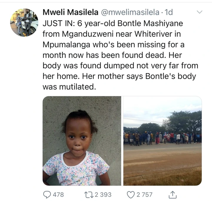 Killers of Bontle Mashiyane confessed that they killed her for body parts 4