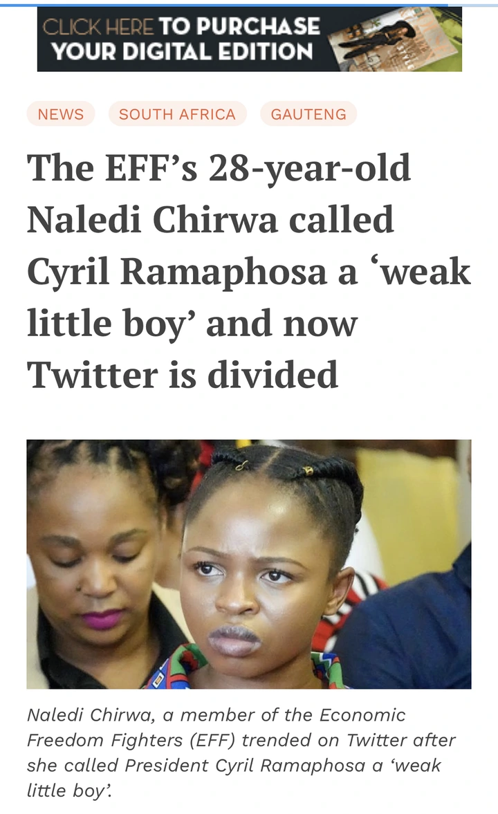 Lady who called Ramaphosa a little boy is back with another bombshell 2