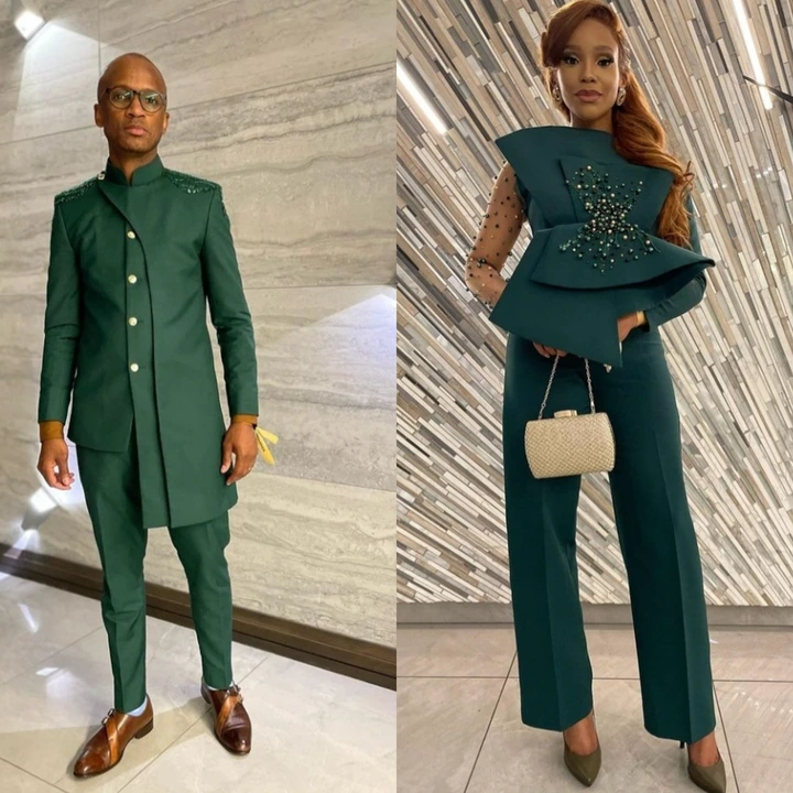 Psyfo and his wife leave their fans astonished with their matching outfits. 5