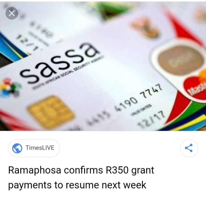 Log on Sassa page and check your status for June 3