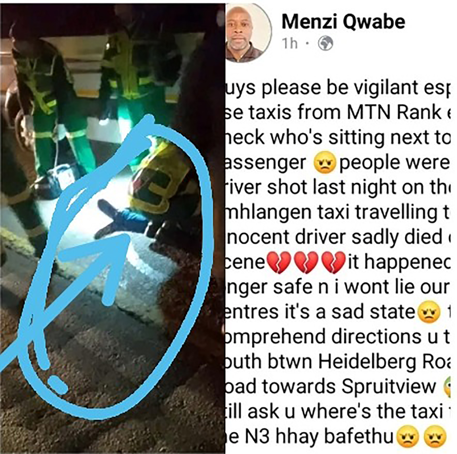 People be careful those using taxis from MTN taxi rank people were robbed man was killed 2