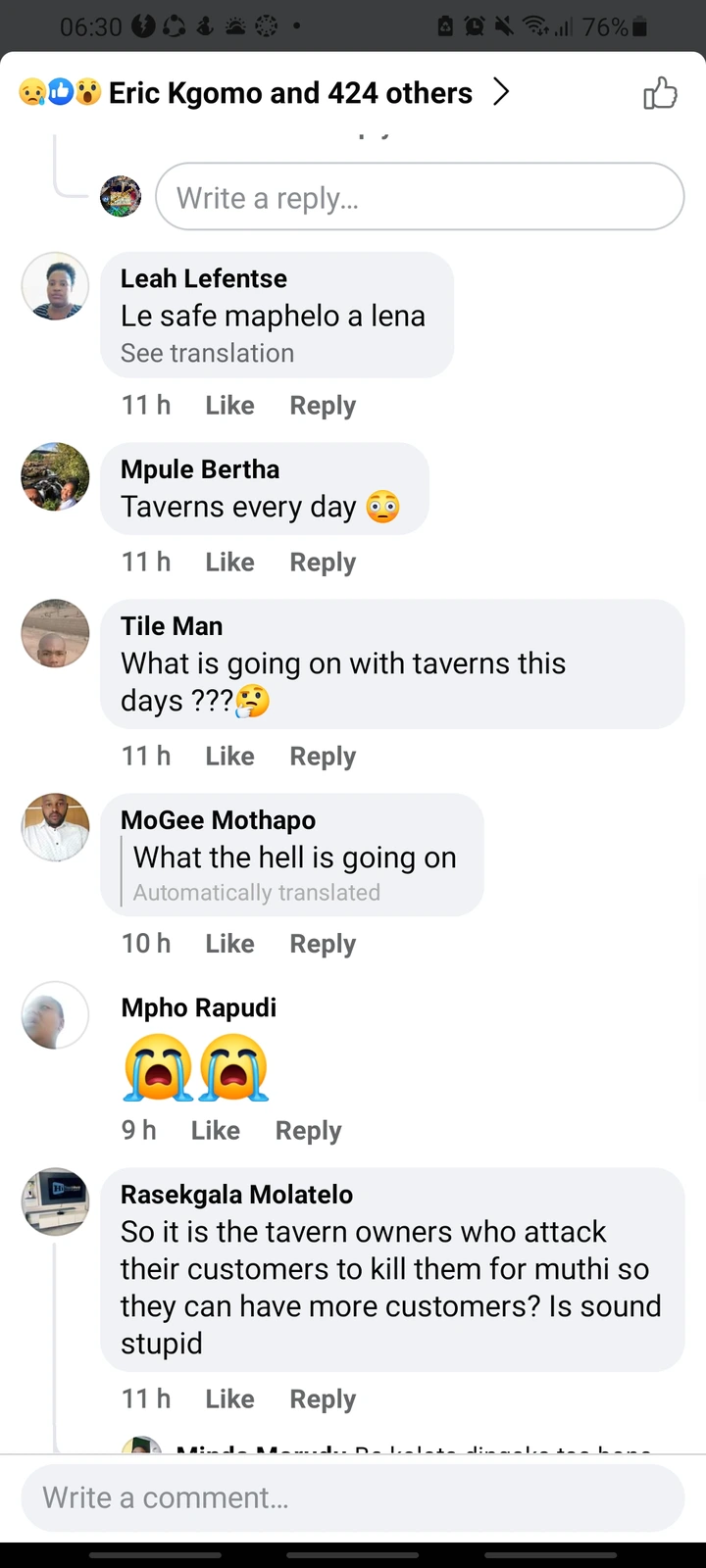 RIP This Is Another Tavern Incident That The Medingeng Community Woke Up To 5
