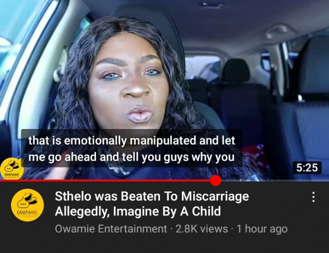 Life is a wheel, we are not going to feel sorry for you Owamie says this about Sithelo 2