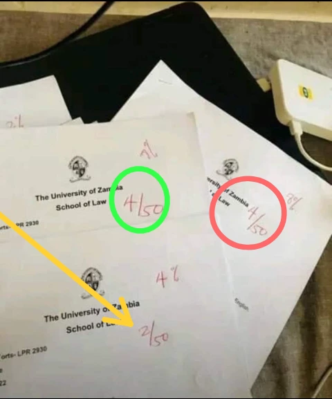Sad| Law students in Zambia made a stir with their results. Look at the marks they are scoring. Pics 3