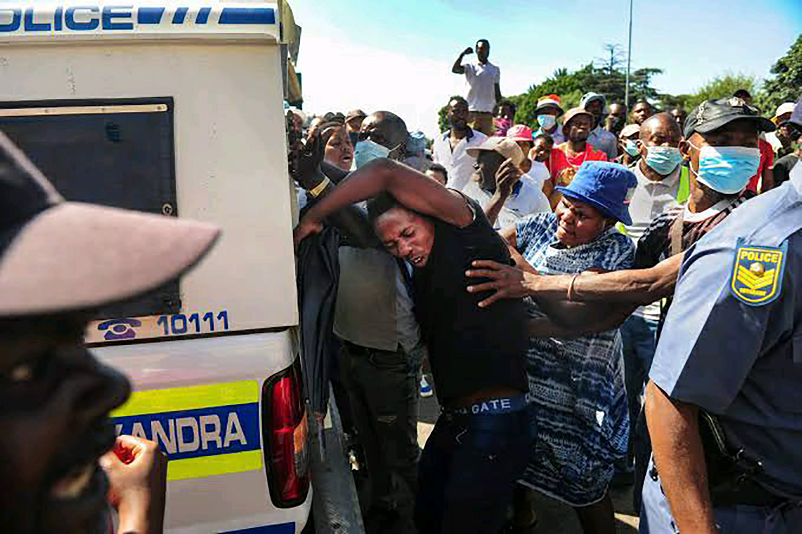 Xhosa, Zulu and Ndebele Ladies Clash with Operation Dudula Members Over Confrontation in Brixton. 1