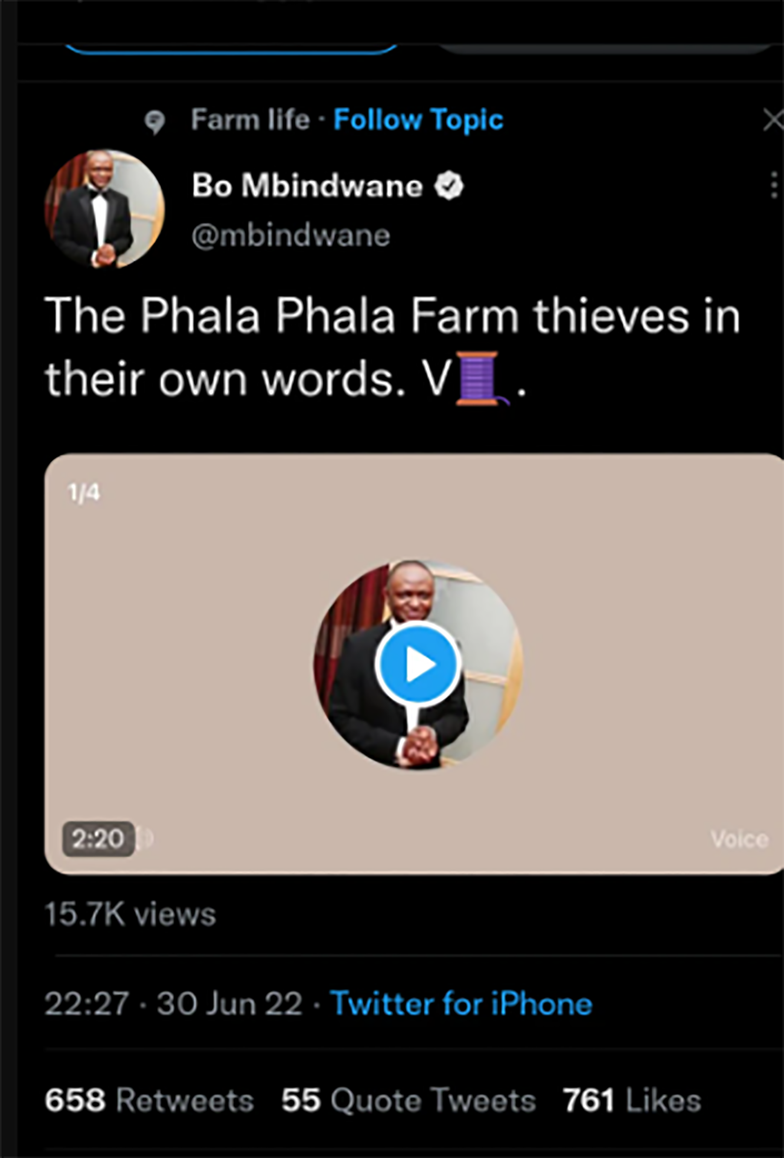 The Audio Clip of Phala Farm Robbery has Finally Leaked On Social Media SEE How The Money Was Stolen 4