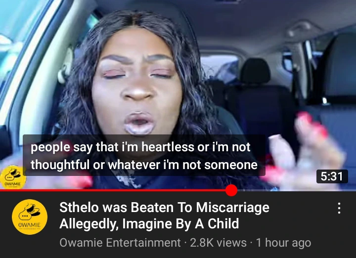 Life is a wheel, we are not going to feel sorry for you Owamie says this about Sithelo 5