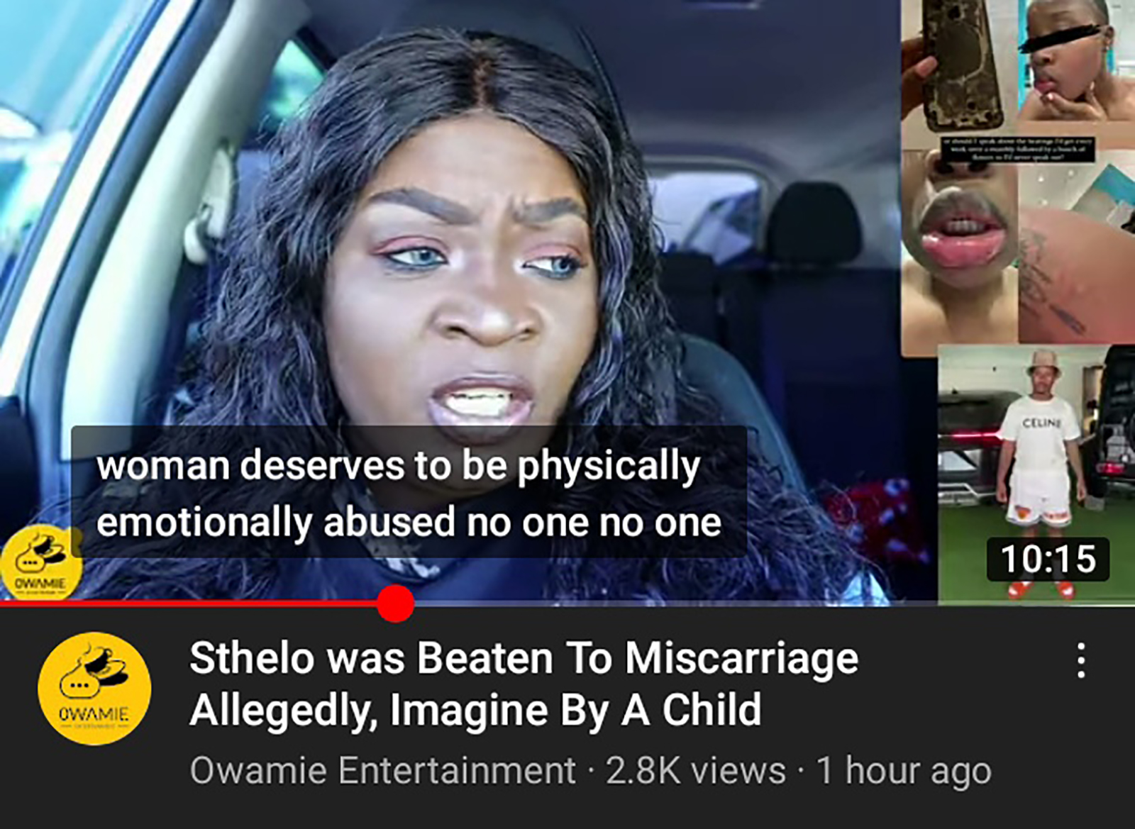 Life is a wheel, we are not going to feel sorry for you Owamie says this about Sithelo 1