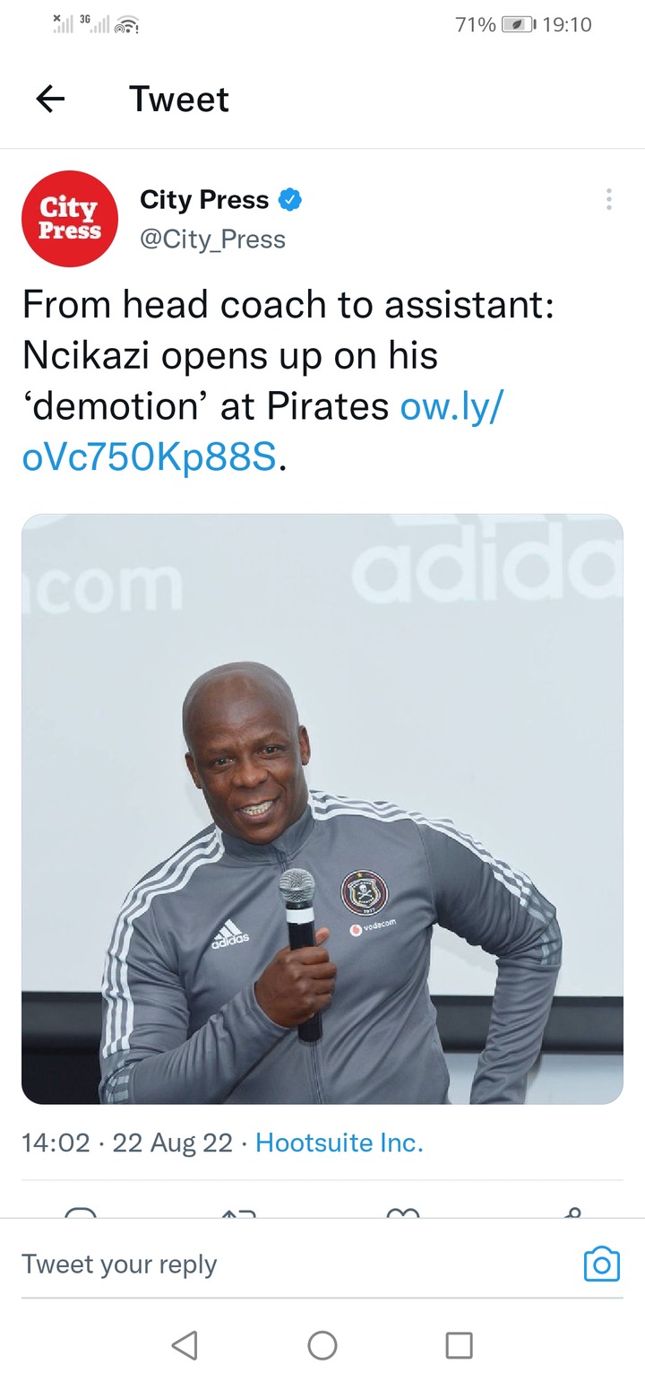 Pirates have demoted their coach: PAINFUL 2