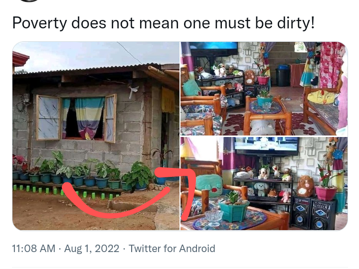 Poverty Does Not Mean One Must Be Dirty. Post Caused A Stir 1