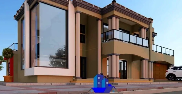 Here is a stunning double-storey house and impressive features. 4