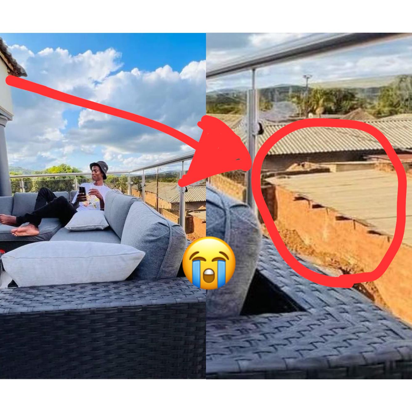 King Monada Posted a Photo Of His Beautiful House But People Noticed Something that Left Many Sad 1