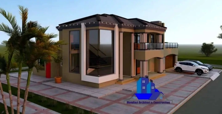 Here is a stunning double-storey house and impressive features. 1