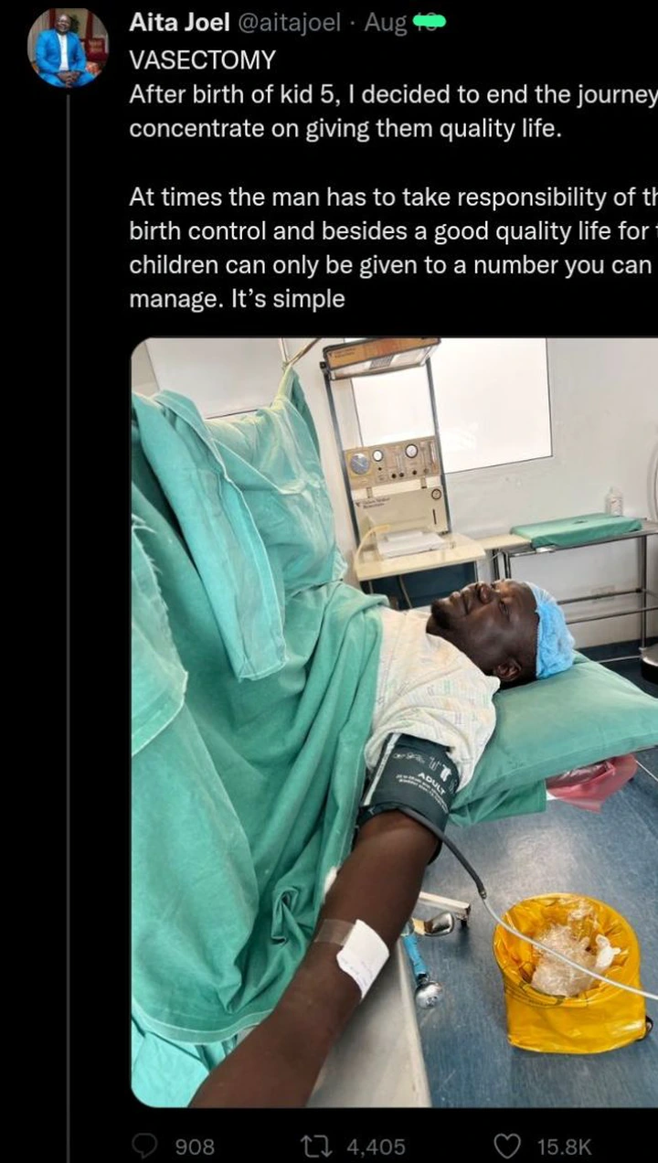 Man ends his journey of giving birth: It's called birth control 4