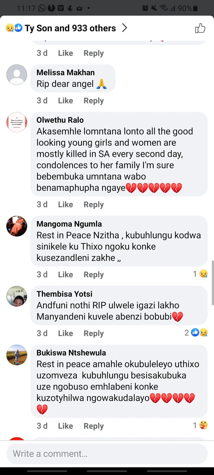 RIP Asemahle Mabetshe, A 22-Year-Old Who Was Found Dead In A Field 4