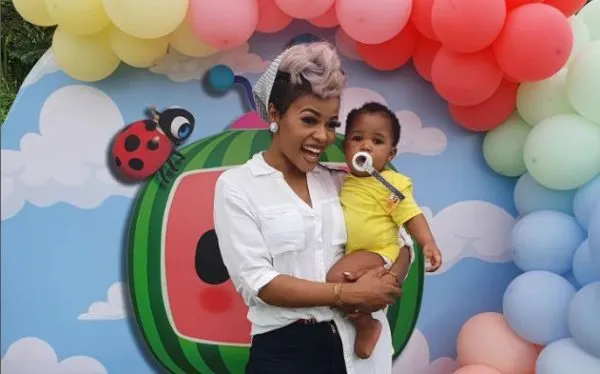 Zandie Khumalo celebrates her son who turns 1-year-old today 1