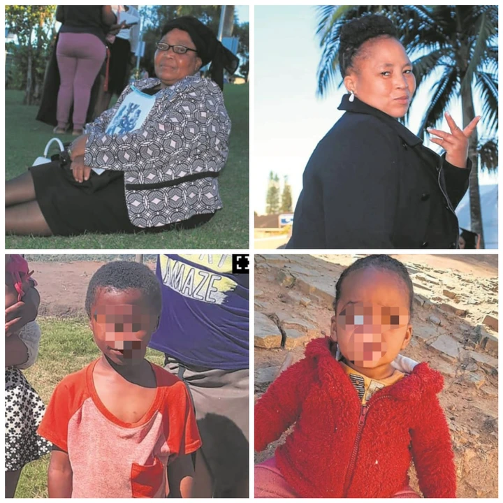 Grandmother; daughter and her 2 kids killed by gunmen and the house burned down 2