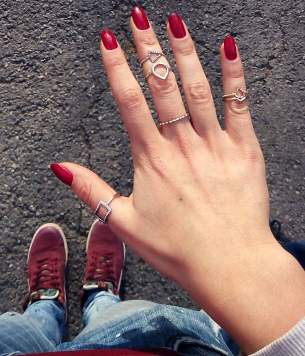 Out of Box Ways to Style for Classic Red Nail 5