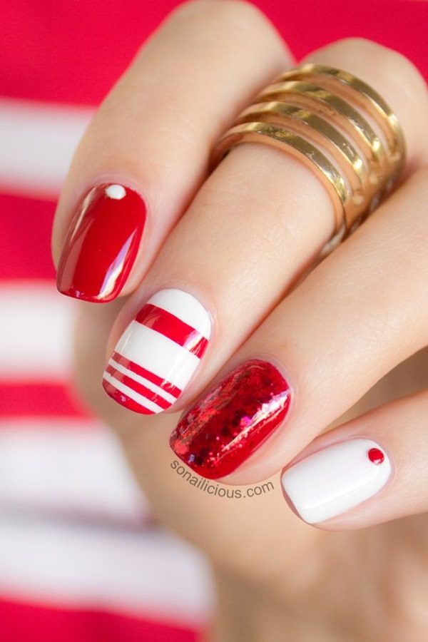 Out of Box Ways to Style for Classic Red Nail 10