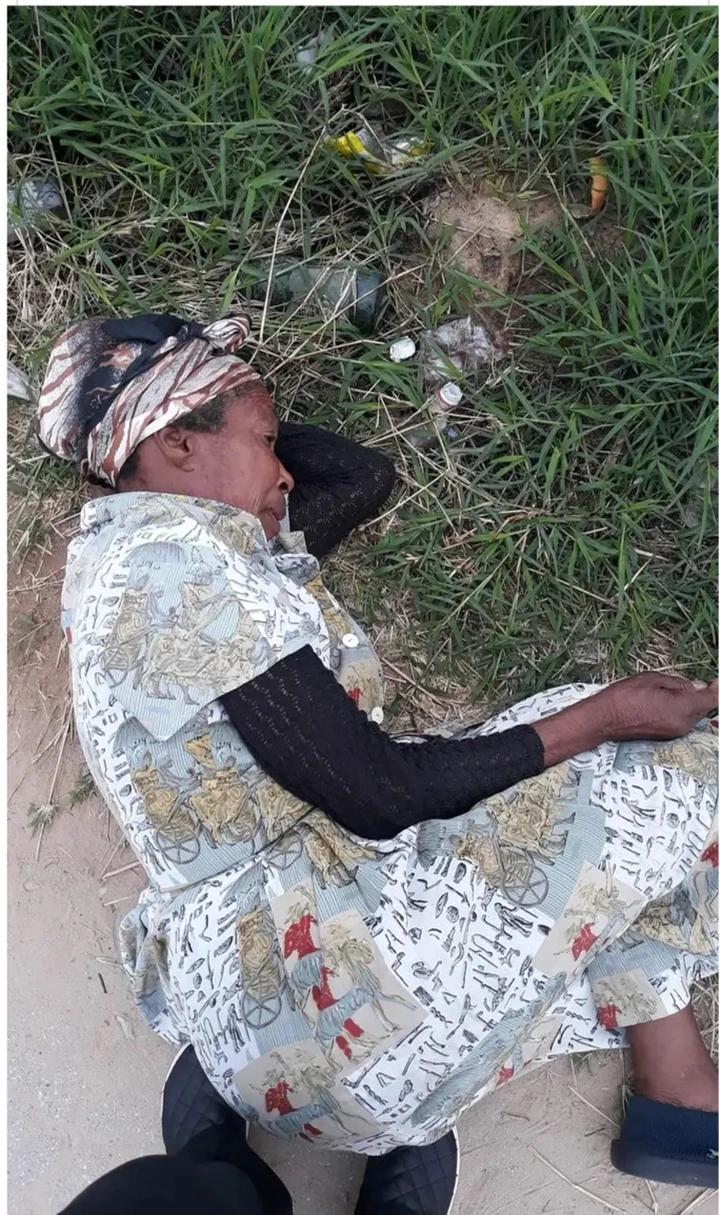 Sad: A Lady Ran Away From Home Because Her Husband Do This To Her, See Where She Was Found 1