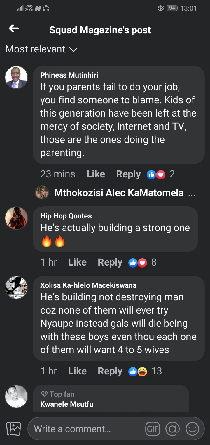 Big Zulu is destroying the next generation. is this true? 4