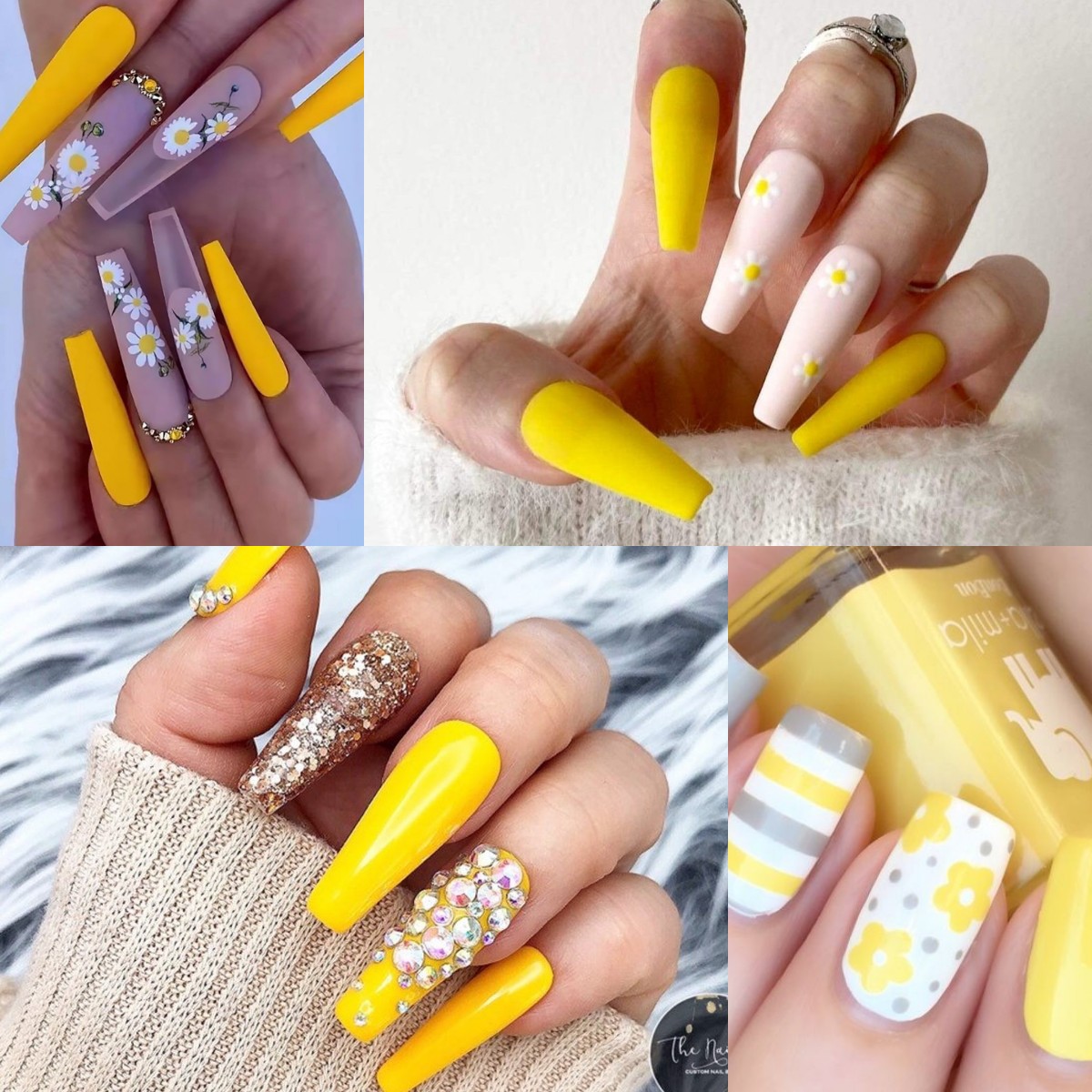 Yellow Nail Designs To Bring Sunshine2023 1