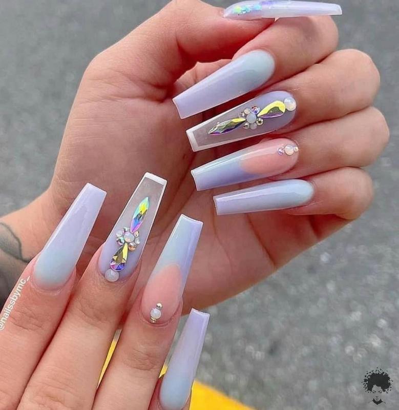 The Best Nail Art Designs Done for Long Nails 8