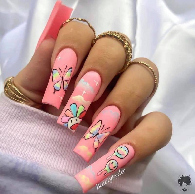 The Best Nail Art Designs Done for Long Nails 14