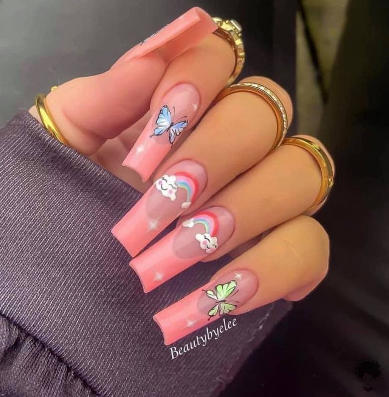 The Best Nail Art Designs Done for Long Nails 15