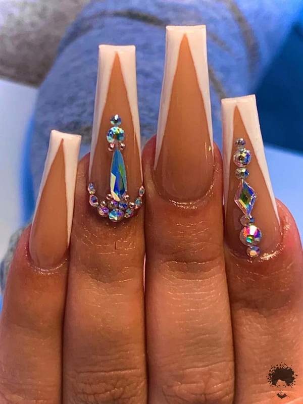 Glamorous Nail Art Designs You Should Use in Your Engagement Ceremony 6
