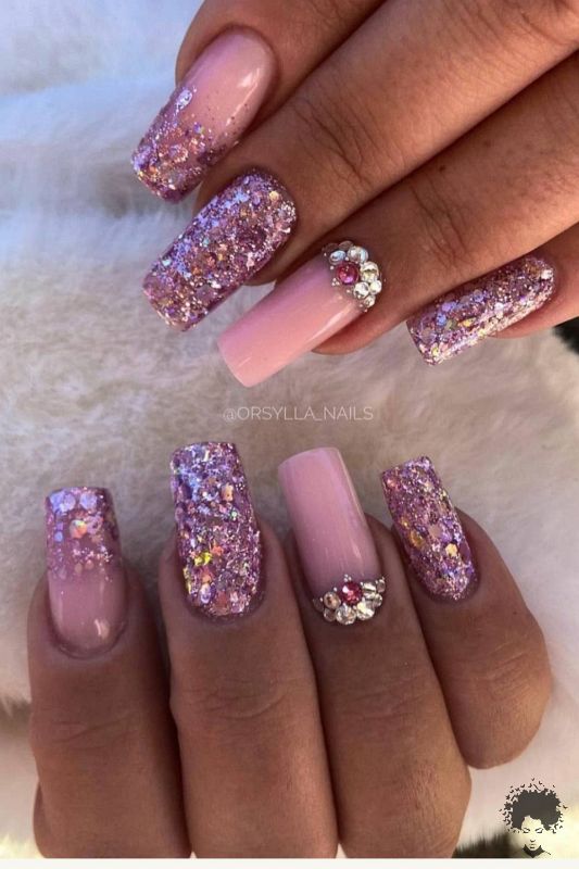 Glamorous Nail Art Designs You Should Use in Your Engagement Ceremony 11