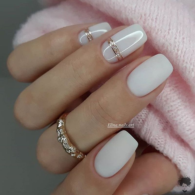 Glamorous Nail Art Designs You Should Use in Your Engagement Ceremony 21
