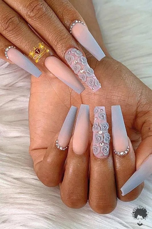 Glamorous Nail Art Designs You Should Use in Your Engagement Ceremony 24